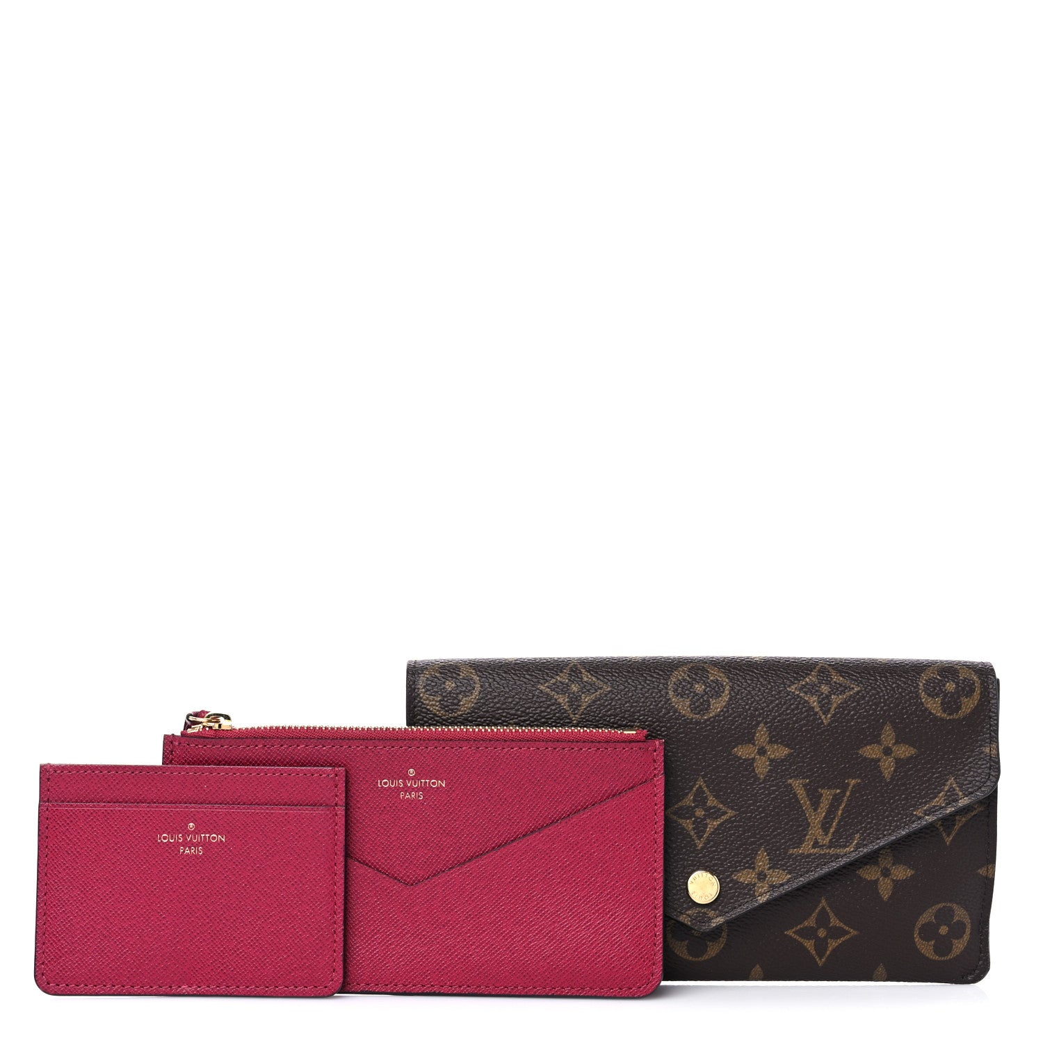 Louis Vuitton Monogram Jeanne Wallet Fuchsia 1 of 13