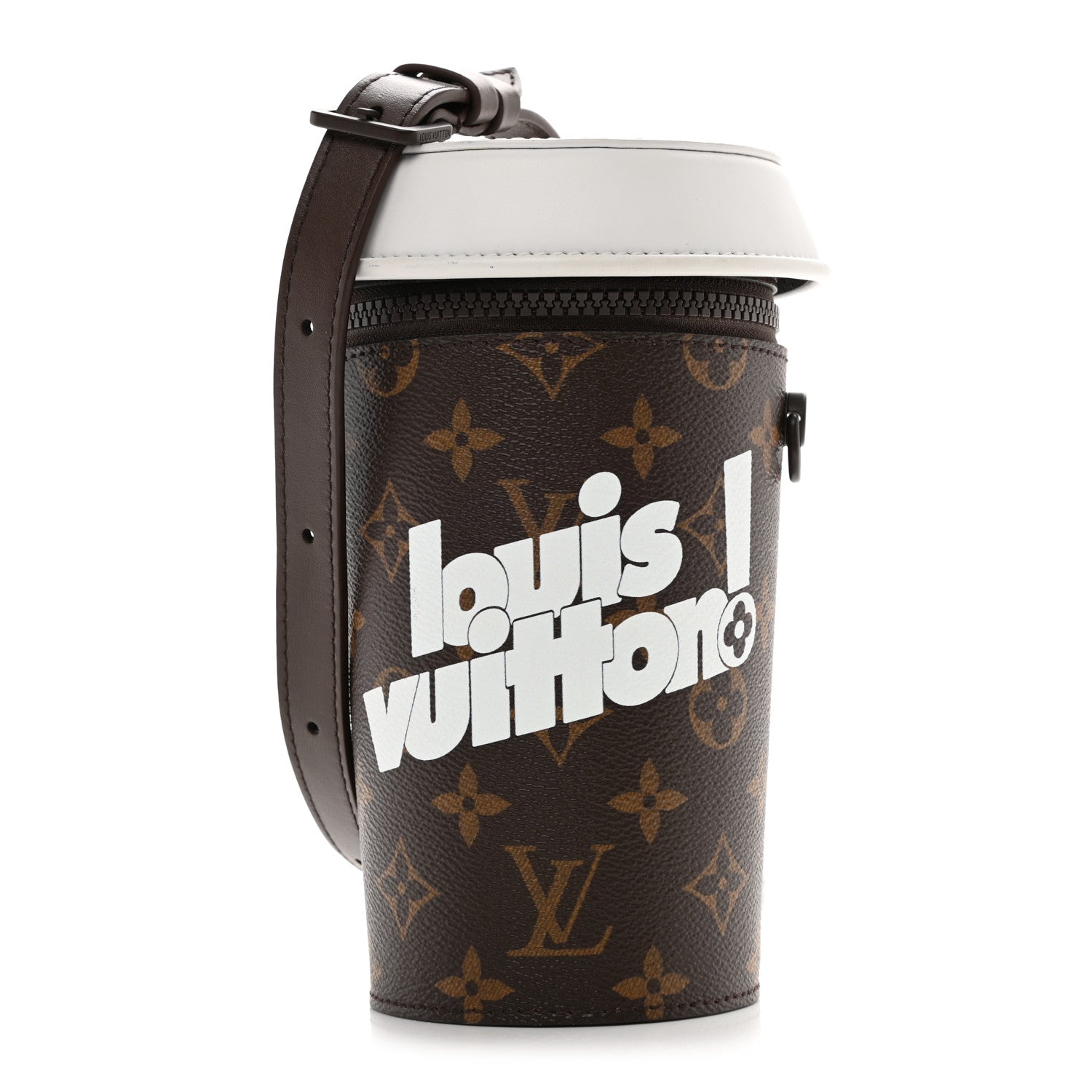 Louis Vuitton Monogram Calfskin Everyday LV Coffee Cup Pouch 1 of 8
