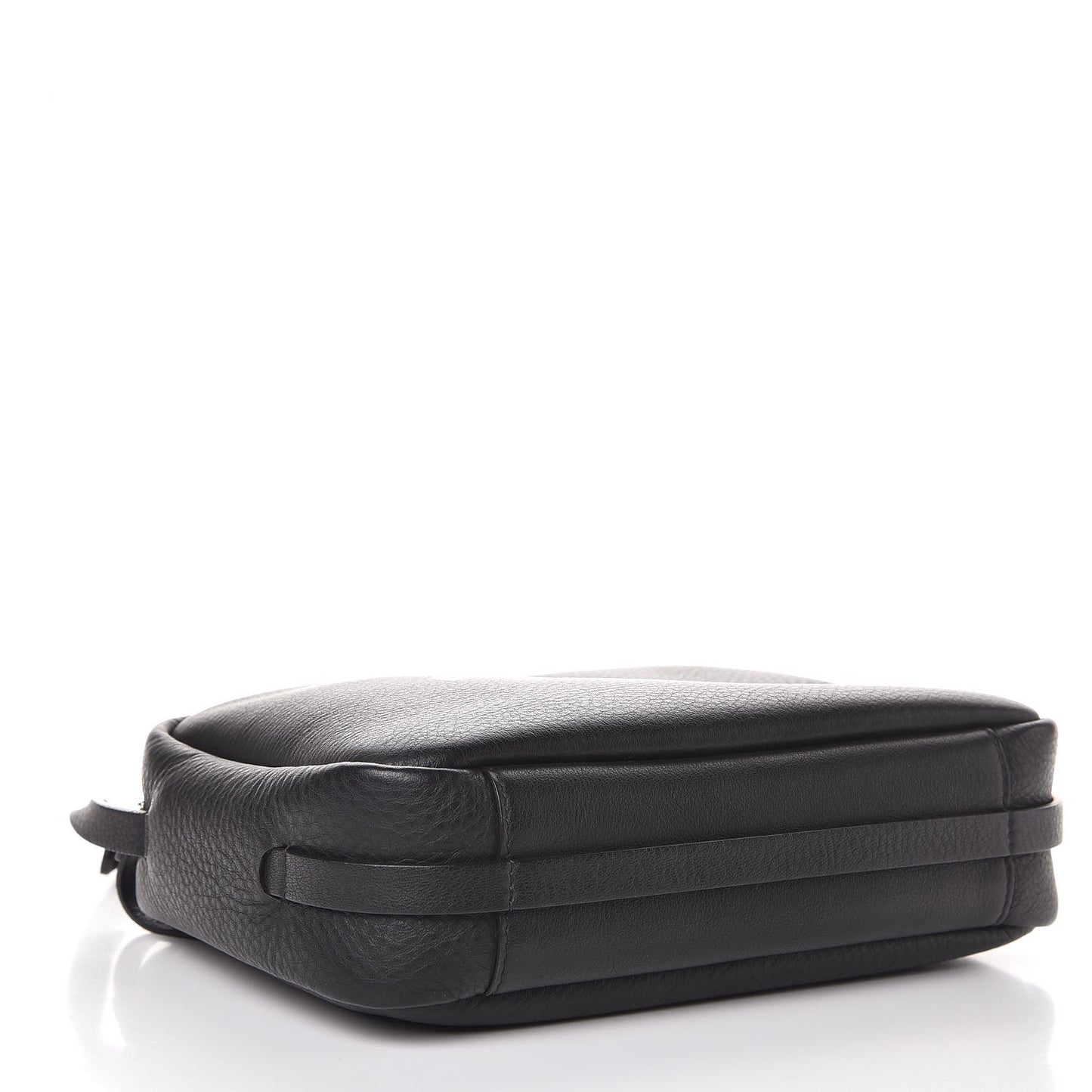 Calfskin Logo S Everyday Camera Bag Black