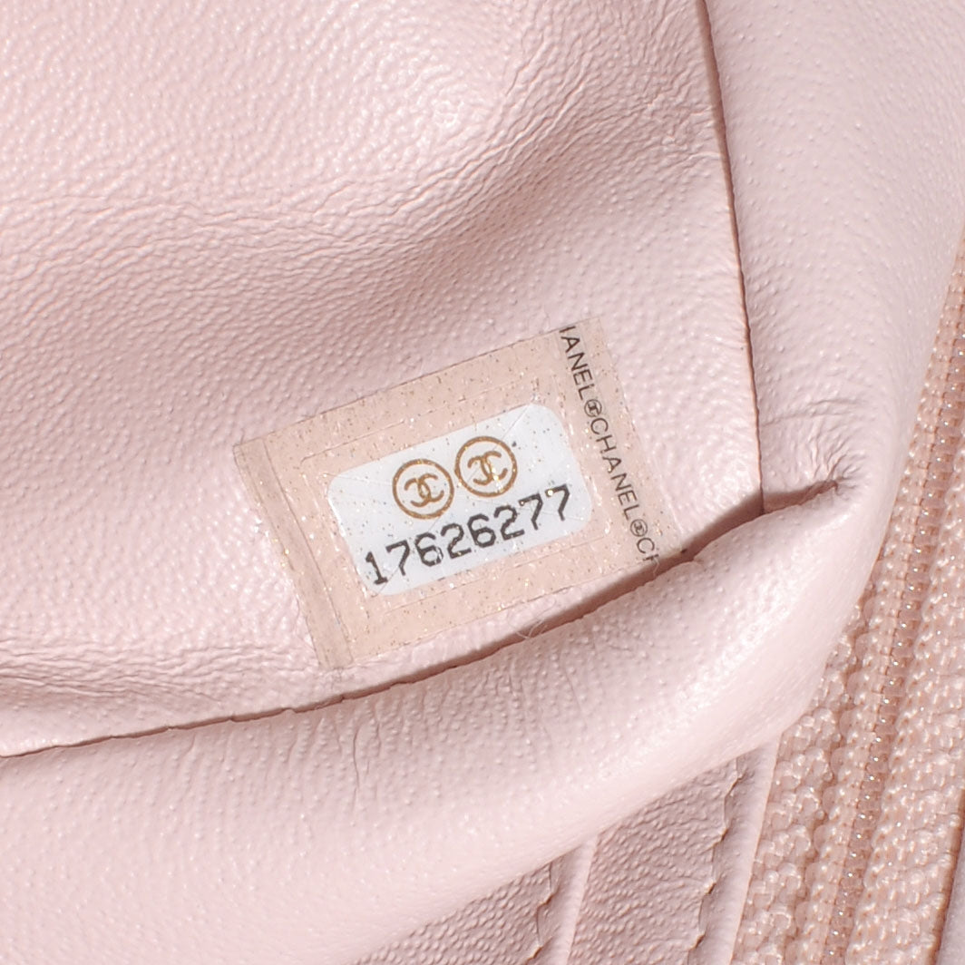 Lambskin Quilted New Mini Flap Light Pink