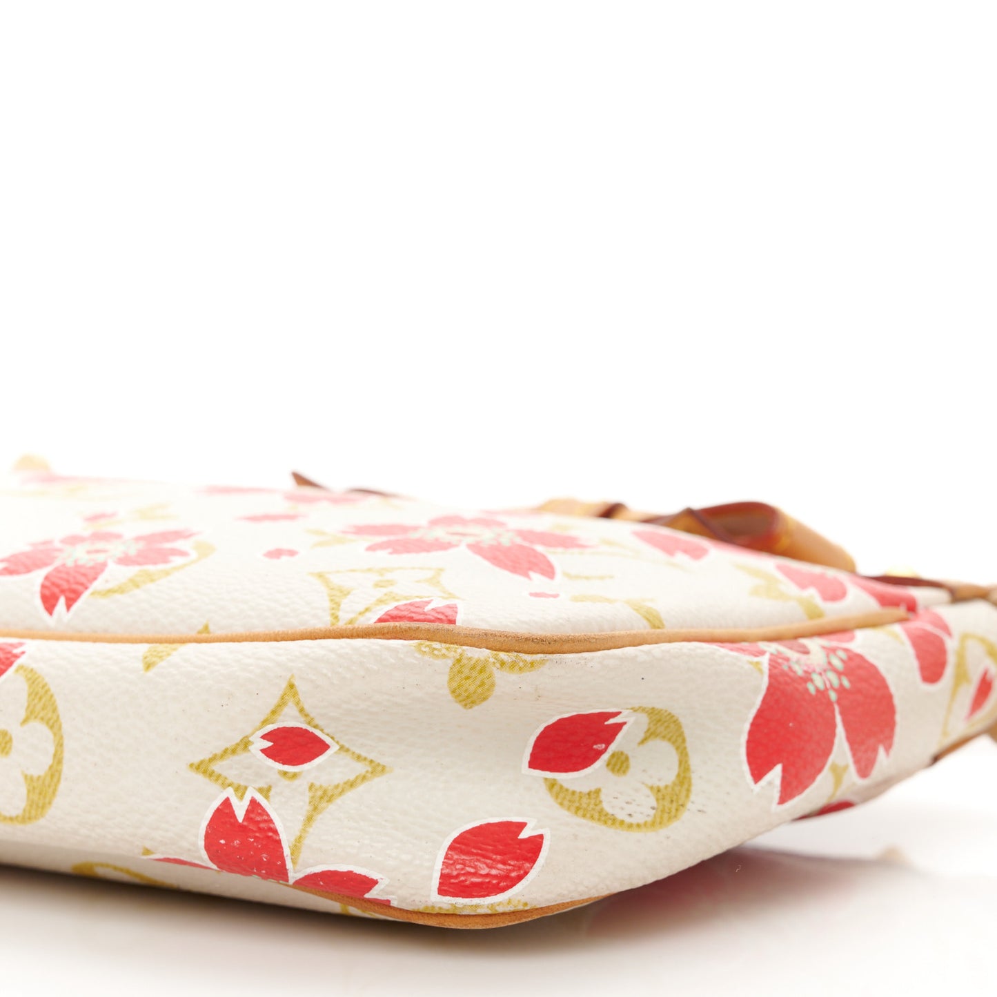 Monogram Cherry Blossom Pochette Accessories Red