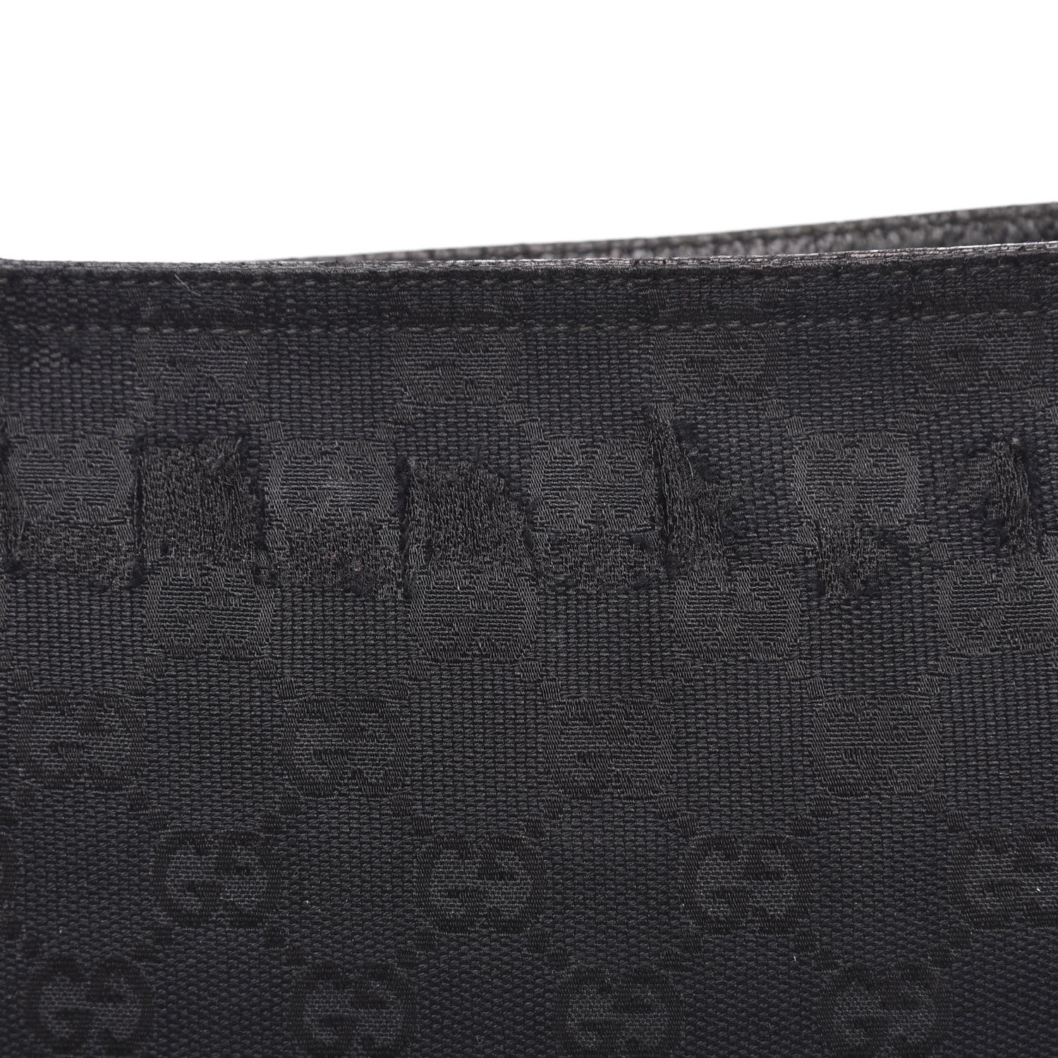 Gucci Monogram Web Medium Double Pocket Messenger Bag Black 14 of 14
