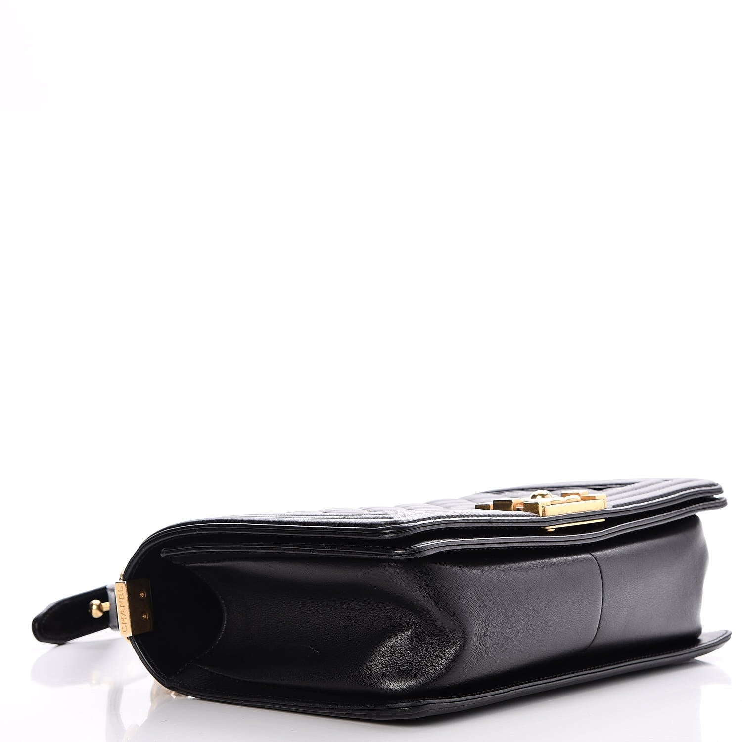 Chanel Calfskin Quilted Medium Boy Flap Black 3 of 8