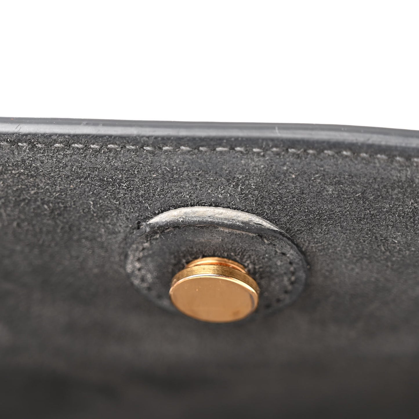 Grained Calfskin Micro Belt Bag Grey