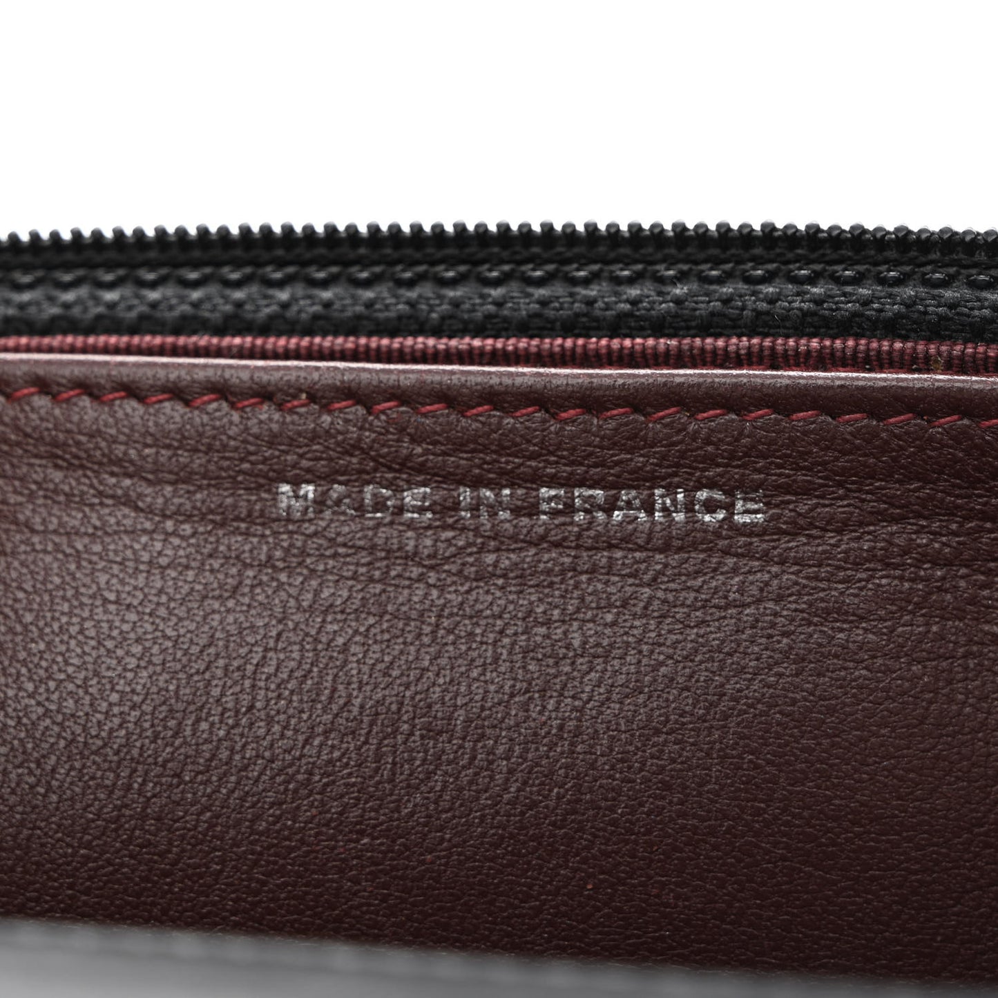 Lambskin Quilted Wallet On Chain WOC Black