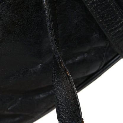 Christian Dior Shiny Goatskin Saddle Bag Black 7 of 7