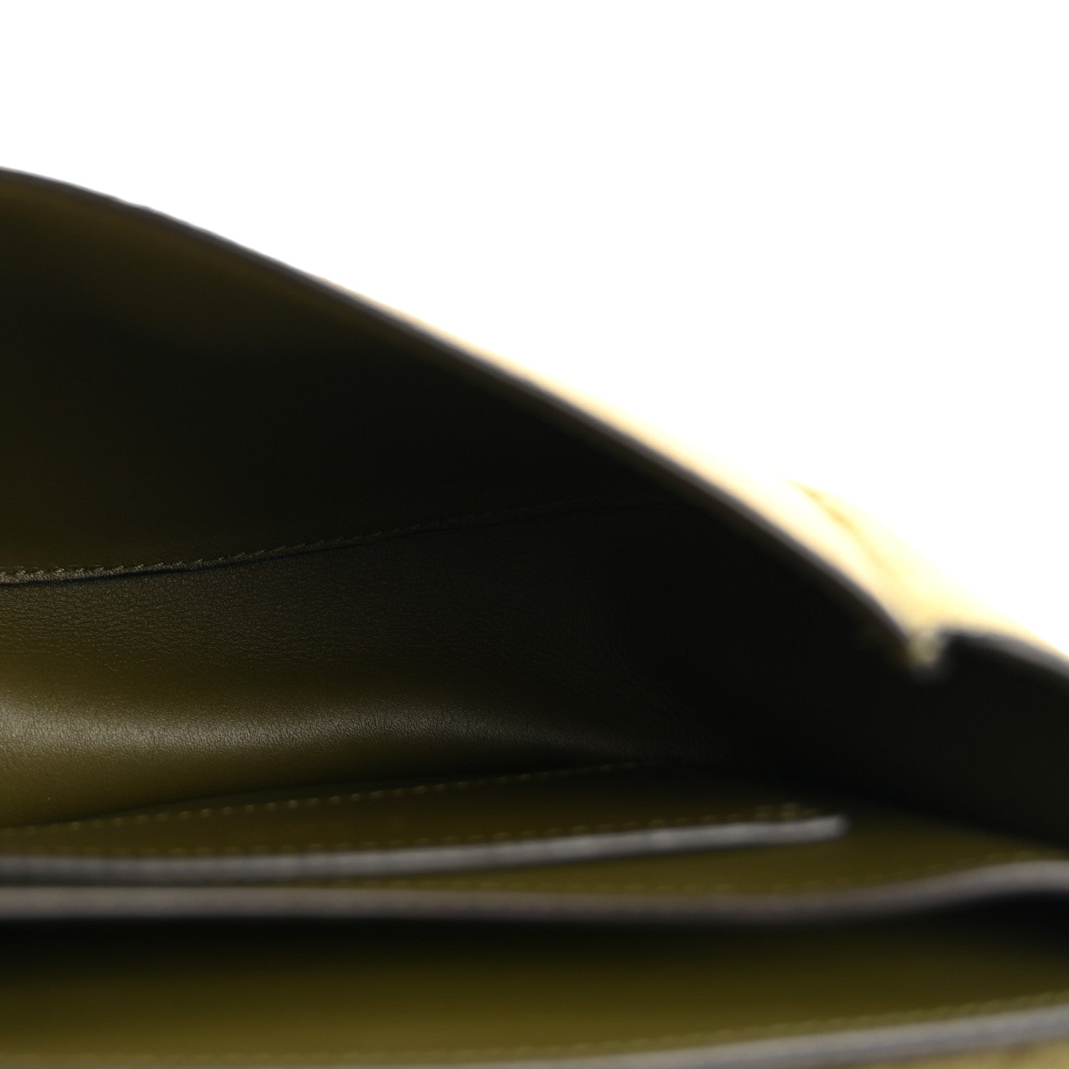 Saint Laurent Suede Calfskin Monogram Small Kaia Satchel Olive Green 5 of 13