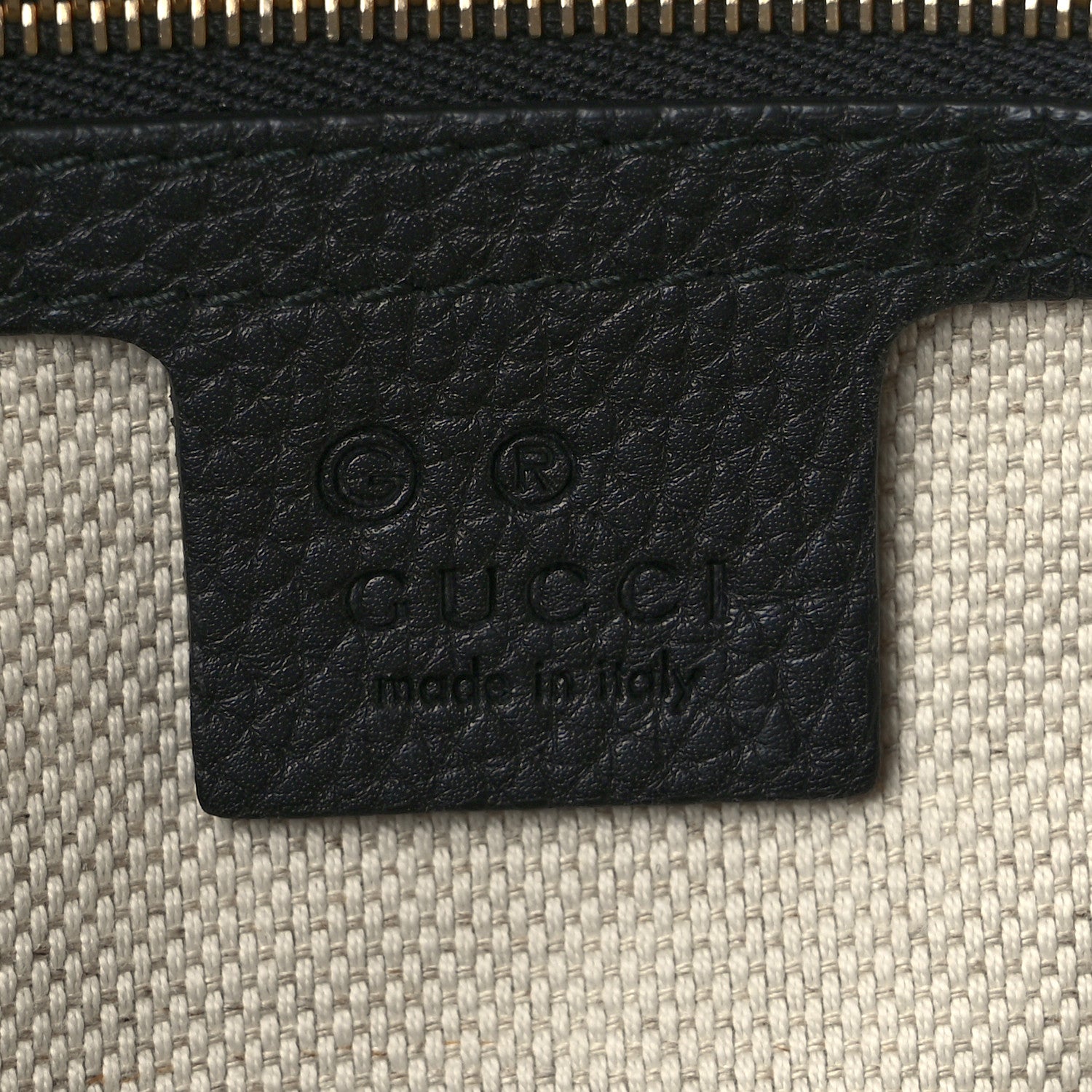 Gucci Pebbled Calfskin Large Soho Hobo Black 6 of 9
