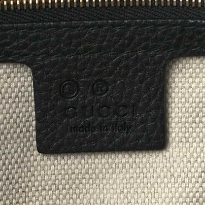 Gucci Pebbled Calfskin Large Soho Hobo Black 6 of 9