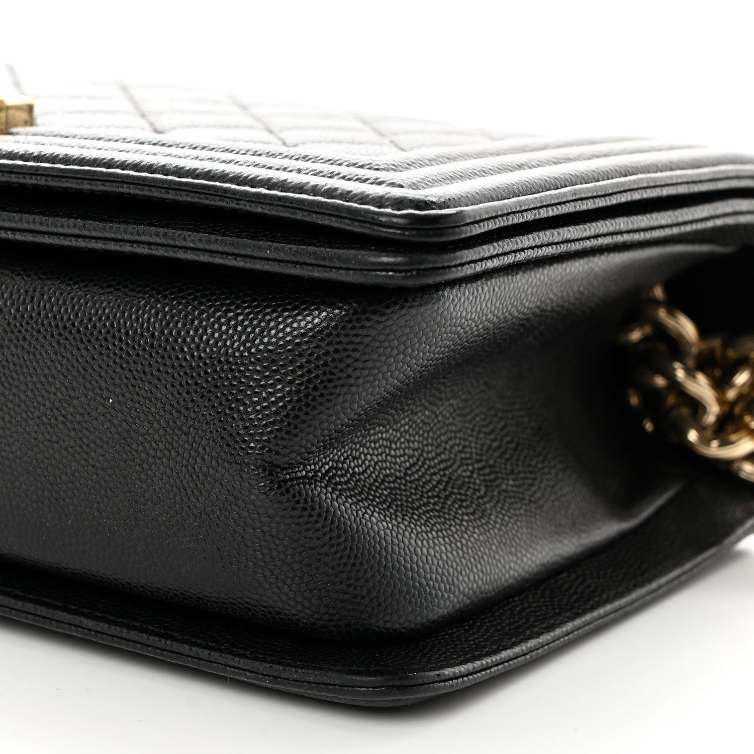 Chanel Caviar Quilted Medium Boy Flap Black 10 of 10