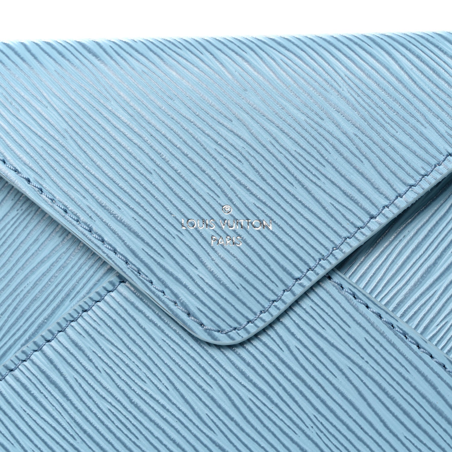 Louis Vuitton Epi Envelope Pouch Blue 6 of 6