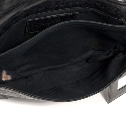 Balenciaga Agneau Classic Hardware Envelope Clutch Black 5 of 10
