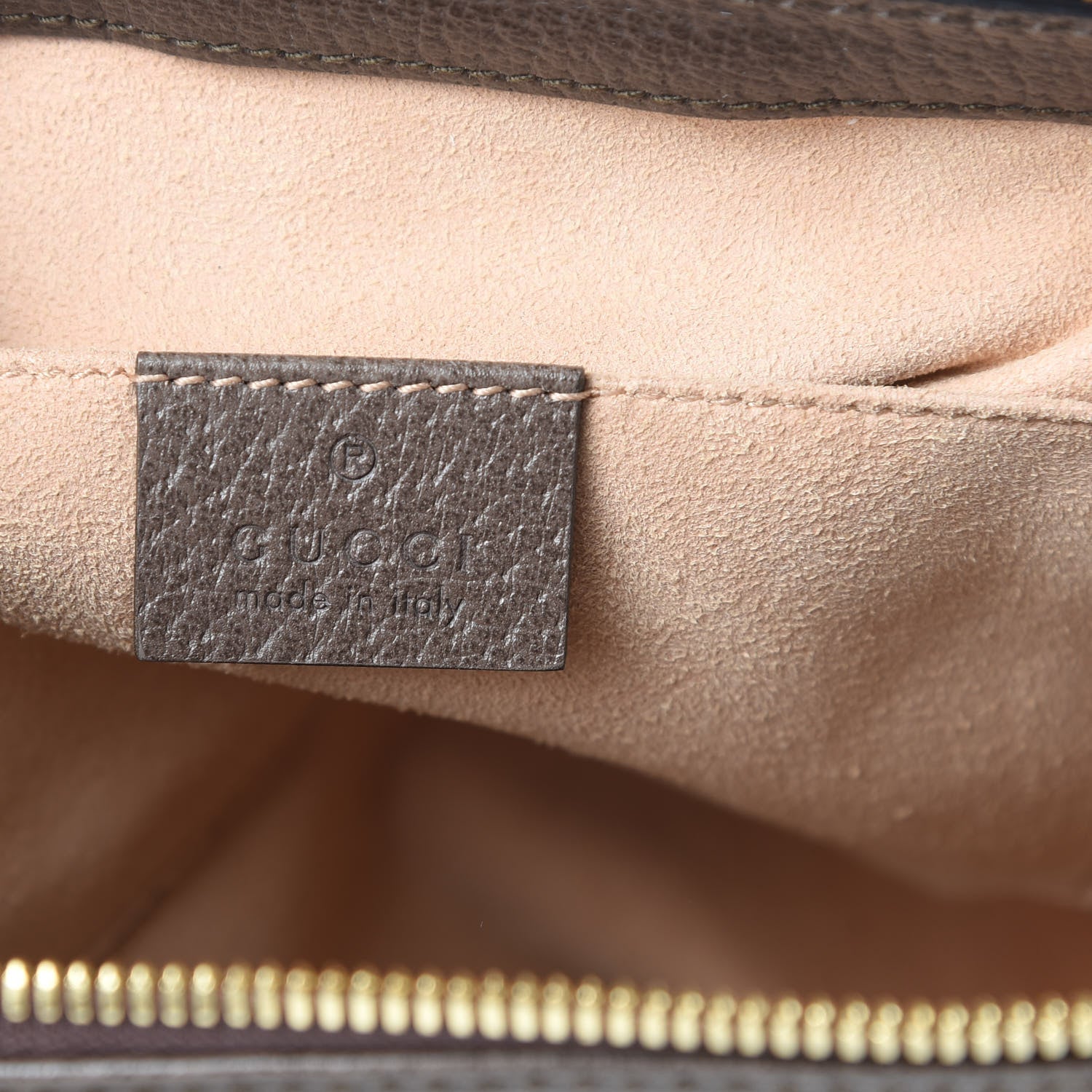 Gucci GG Supreme Monogram Small Ophidia Tote Bag Brown 6 of 12