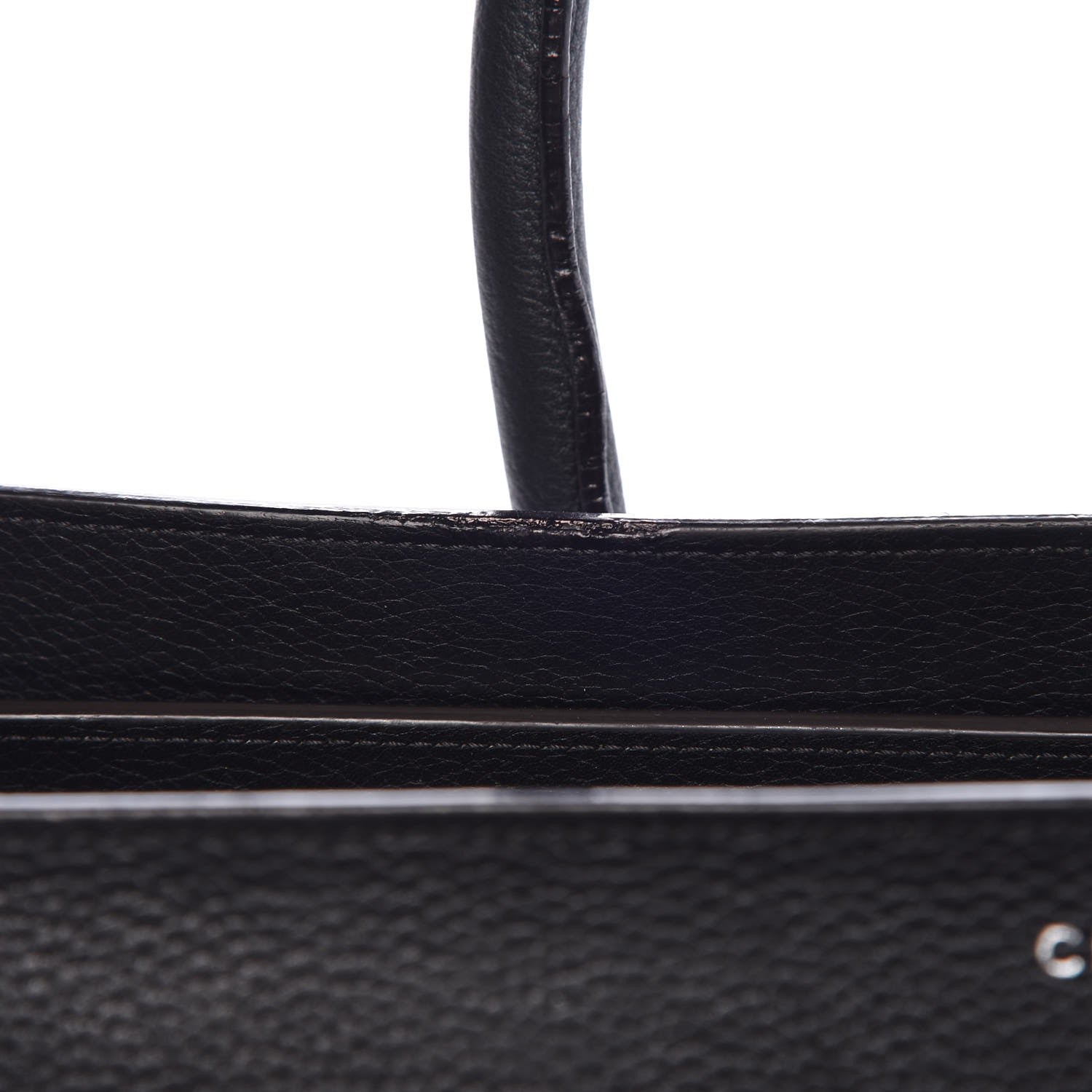 Celine Drummed Calfskin Mini Luggage Black 15 of 17