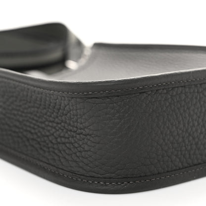 Hermes Taurillon Clemence Amazone Evelyne TPM Gris Meyer Black 9 of 13