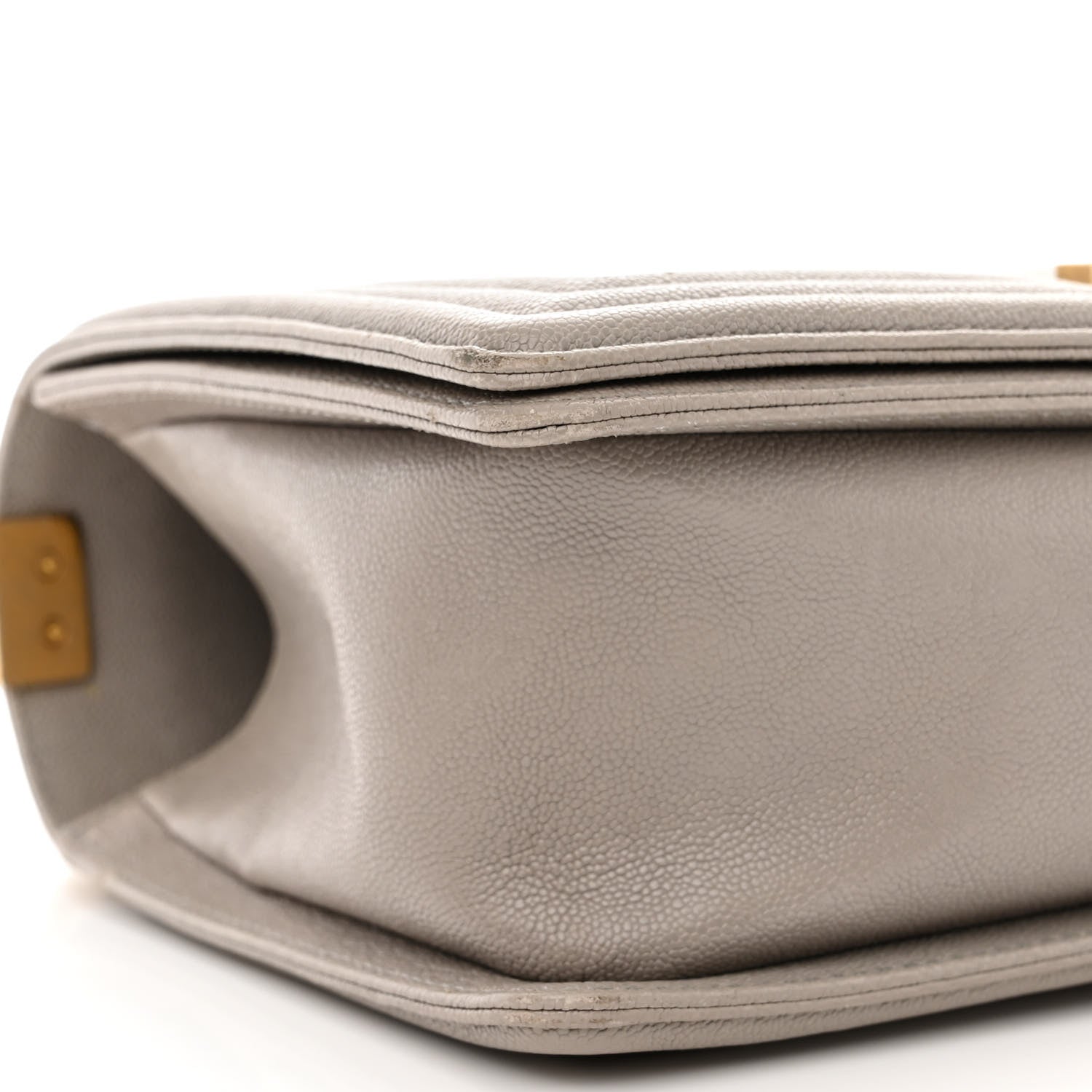 Chanel Caviar Quilted Medium Boy Flap Grey 9 of 11