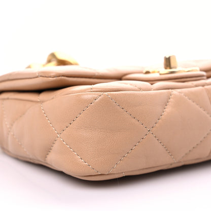 Chanel Lambskin Quilted Mini Funky Town Flap Beige 8 of 10