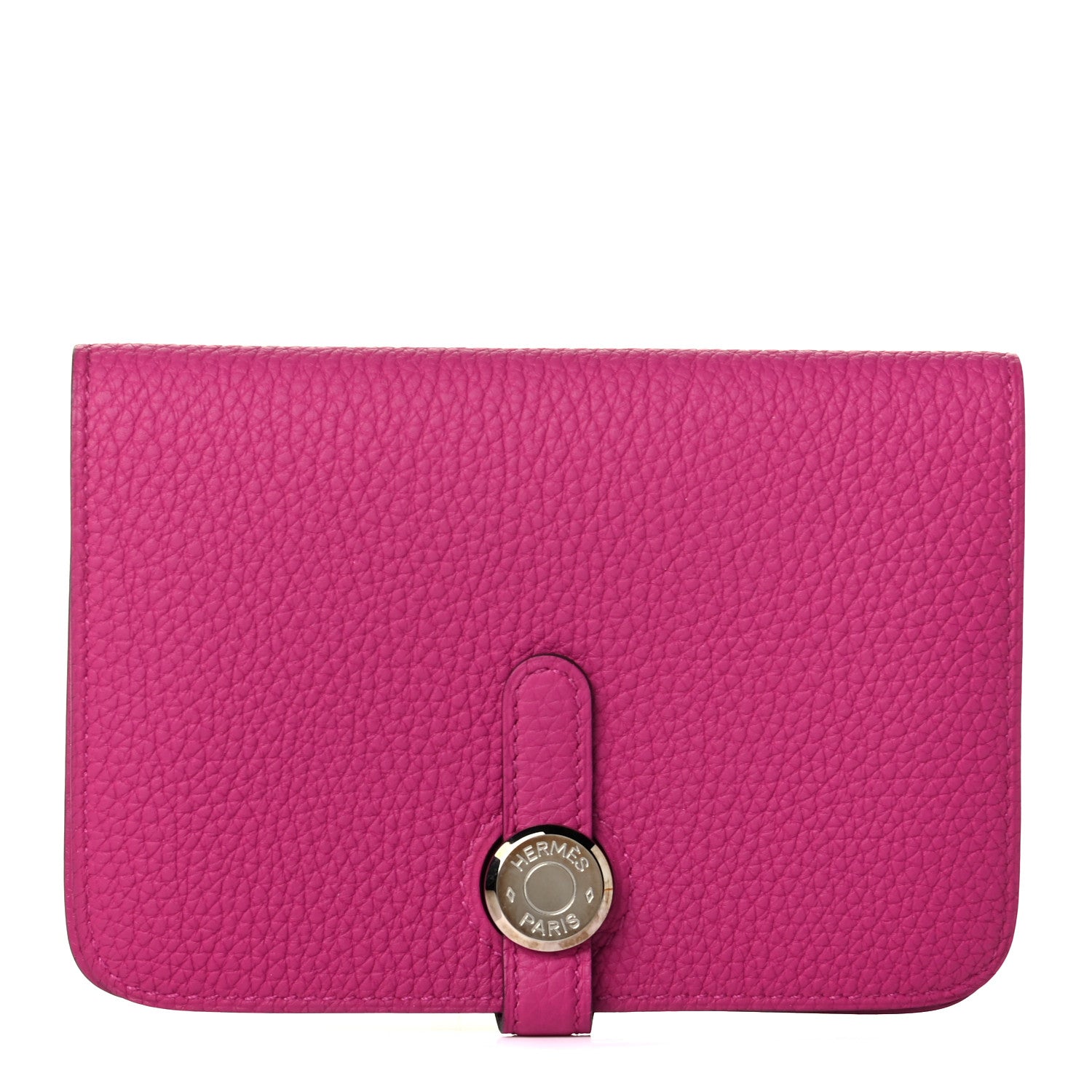 Hermes Togo Dogon Compact Wallet Rose Pourpre 1 of 5