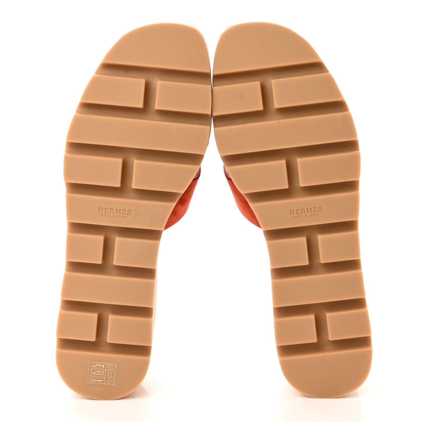 Suede Goatskin Cork Eze 30 Sandals 39 Orange Brulee