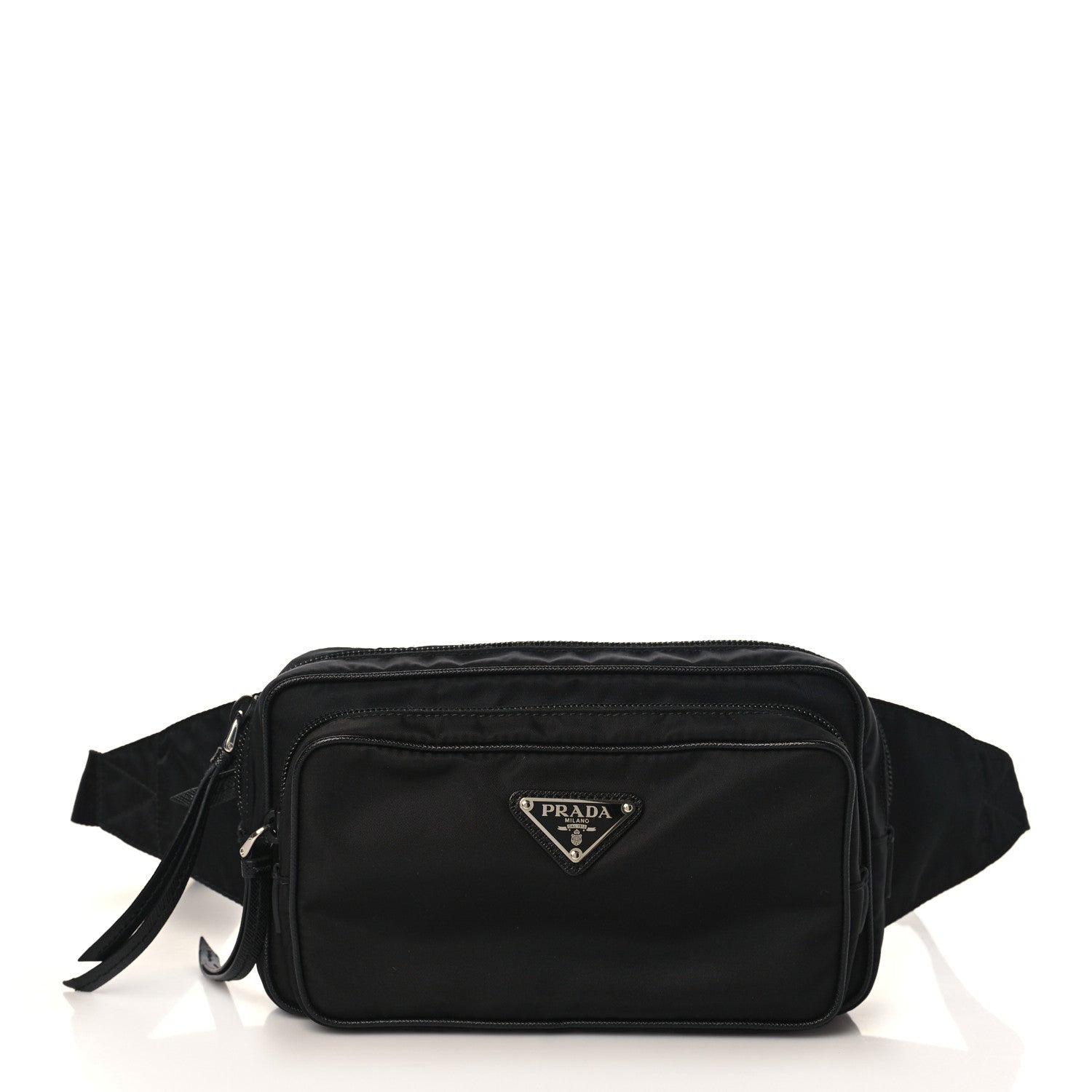 Prada Re-Nylon Saffiano Belt Bag L Black 1 of 8