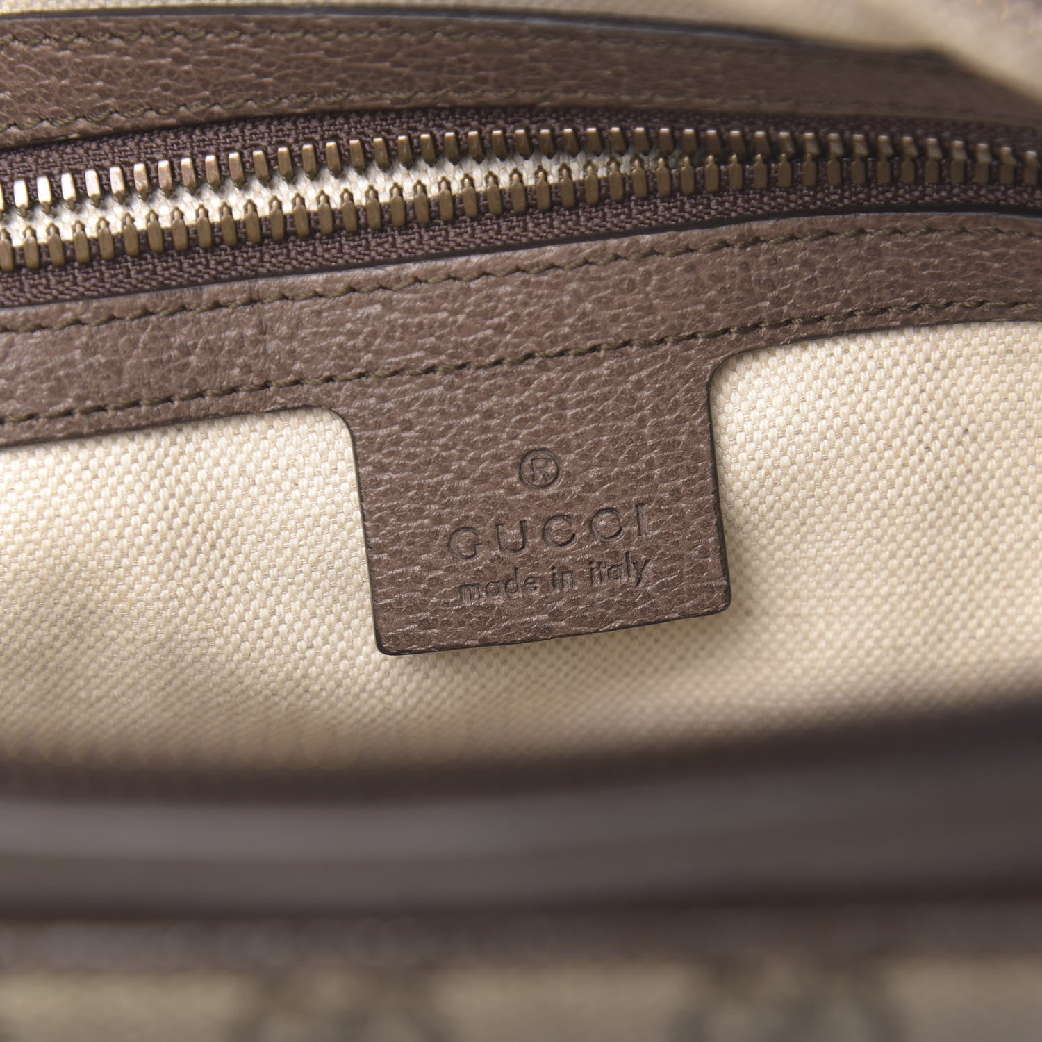 Gucci GG Supreme Monogram Web Small Ophidia Messenger Bag Brown 6 of 13