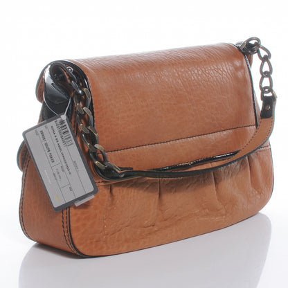 Fendi Nappa B Bis Flap Bag Tan 3 of 7