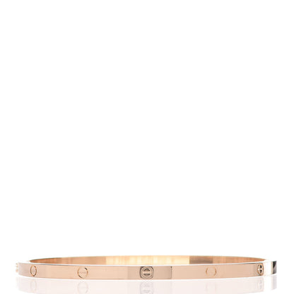 Cartier 18K Yellow Gold Small LOVE Bracelet 19 3 of 6