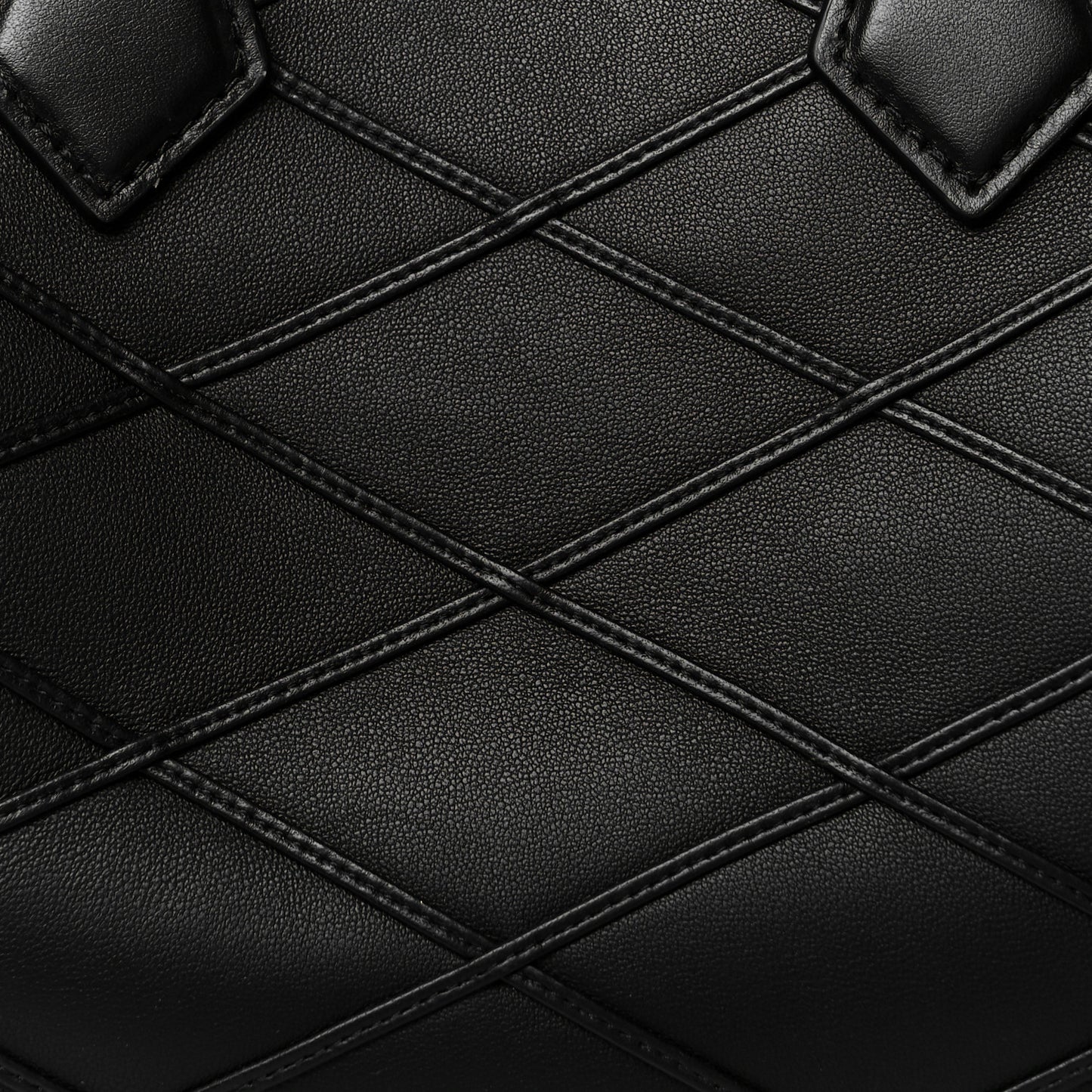 Lambskin Malletage Speedy Bandouliere 25 Black