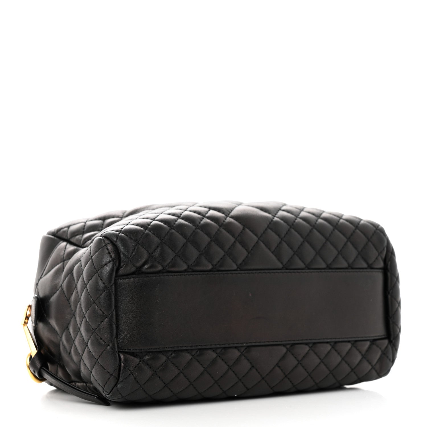 Versace Nappa Quilted Icon Bowler Bag Black 4 of 12