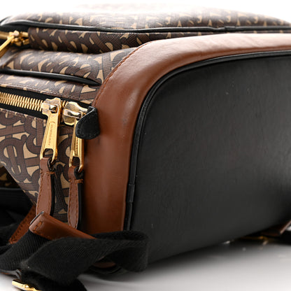 Burberry E-Canvas Monogram Rocco Backpack Bridle Brown 9 of 24