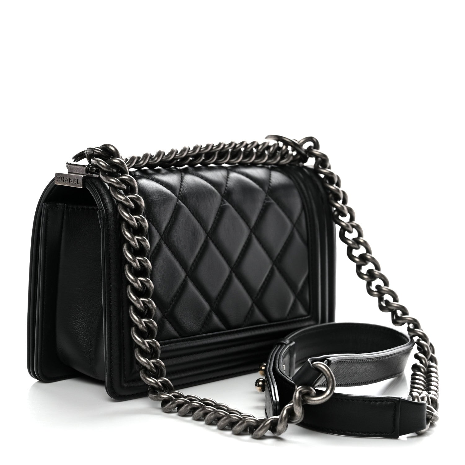 Chanel Calfskin Quilted Small Boy Flap Black 3 of 11