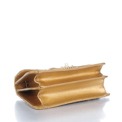 Chanel Patent Medium Madison Flap Gold 4 of 8