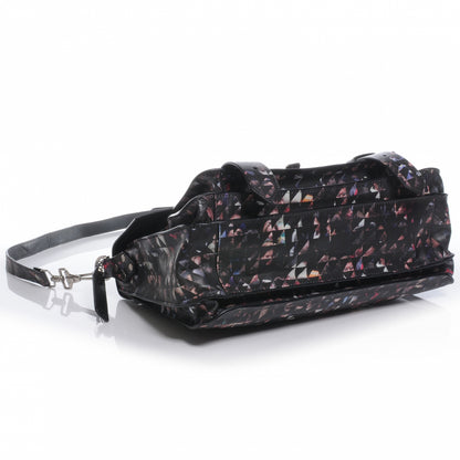 Proenza Schouler Leather PS1 Medium Crowd Print Satchel Black Multicolor 4 of 7
