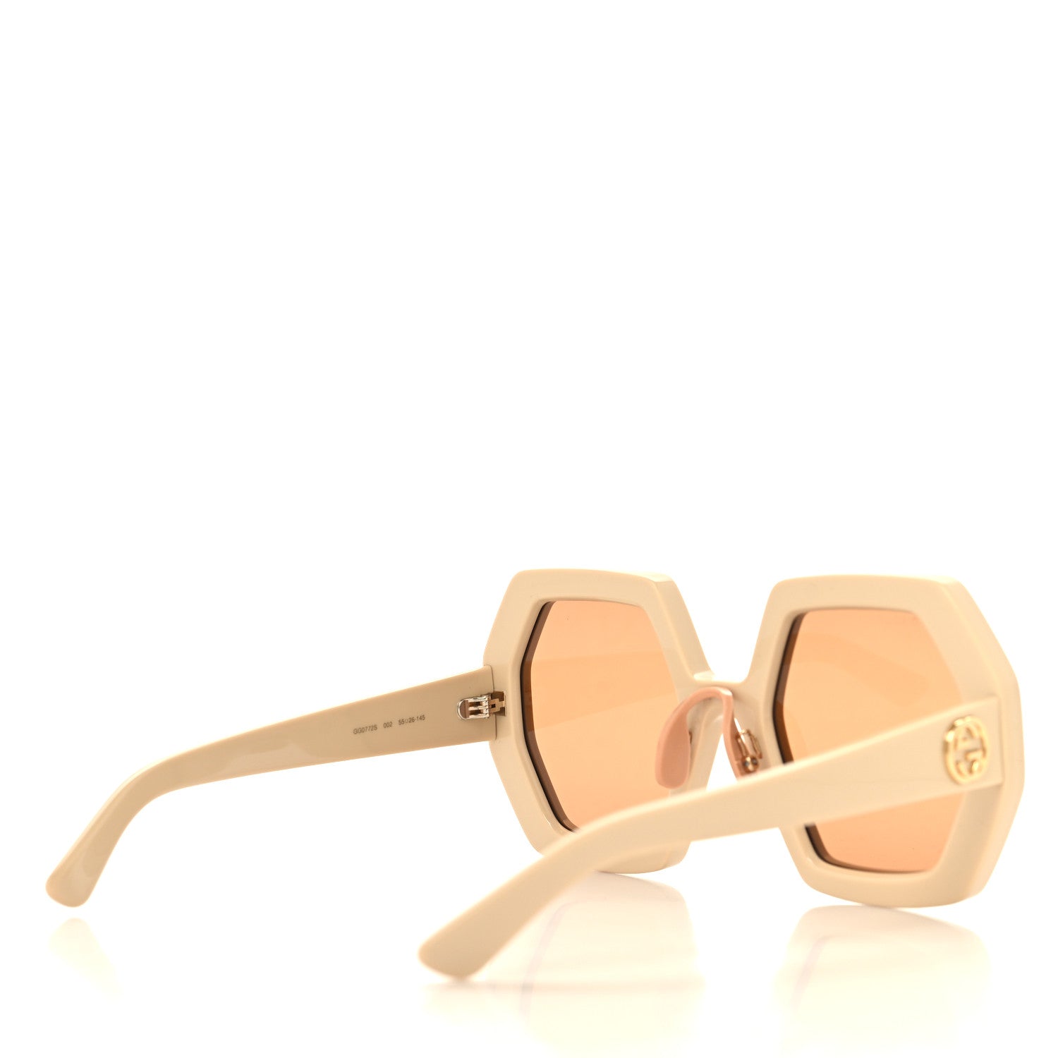 Gucci Acetate Square Sunglasses GG0772S White 4 of 7
