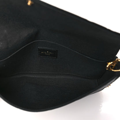 Louis Vuitton Empreinte Pochette Felicie Chain Wallet Black 5 of 9