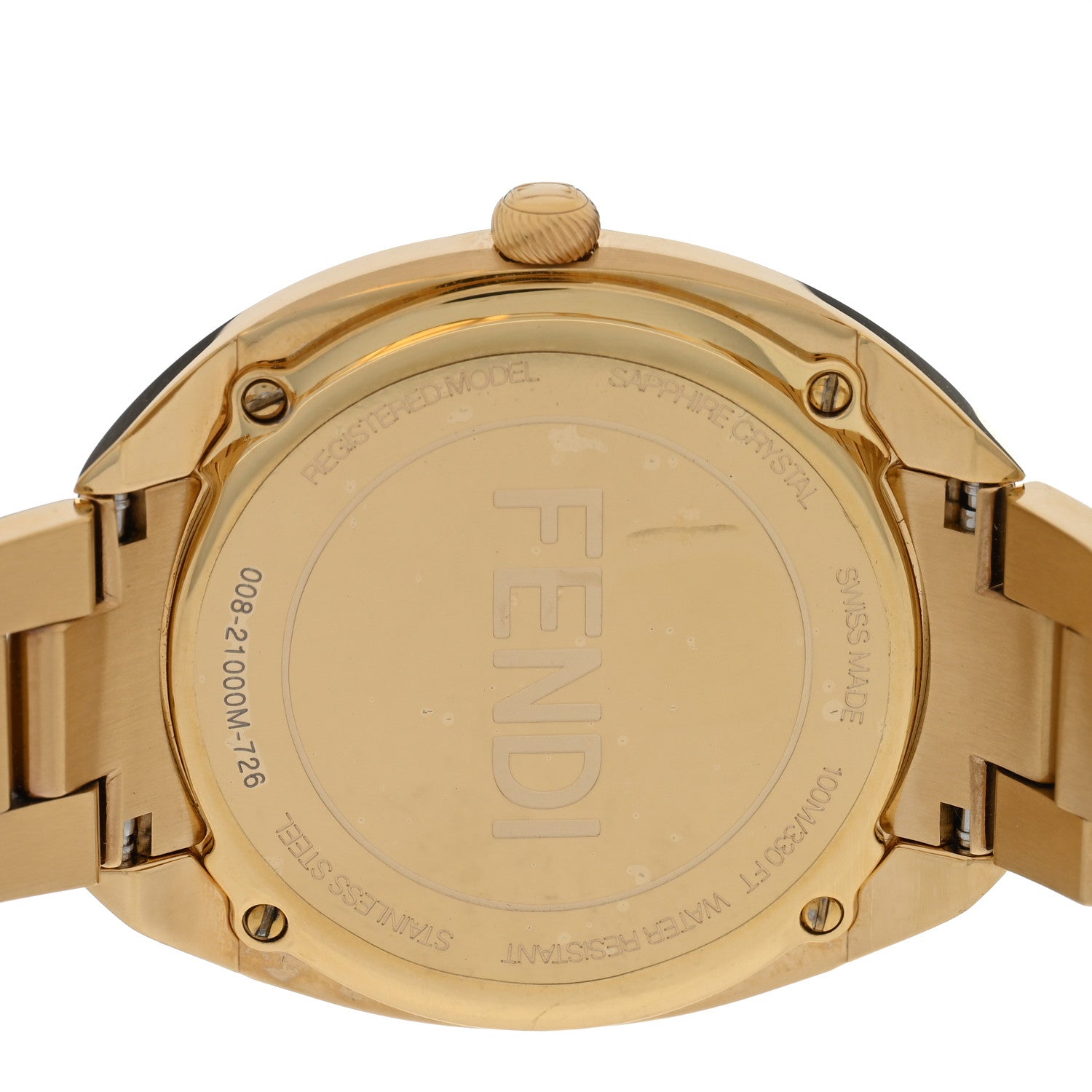 Fendi Stainless Steel 34mm Momento Date Quartz Watch 4 of 5