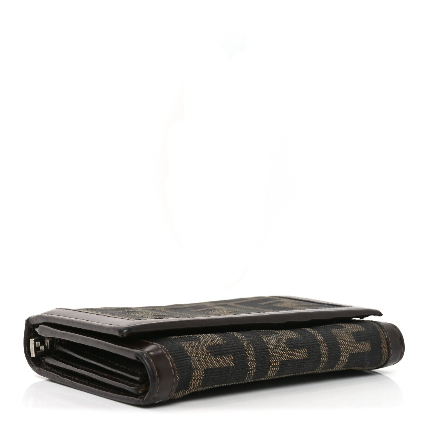Fendi Zucca Compact Wallet Tobacco 4 of 9