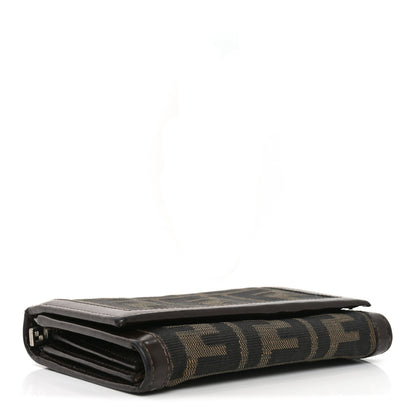 Fendi Zucca Compact Wallet Tobacco 4 of 9