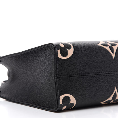 Louis Vuitton Empreinte Monogram Giant Onthego PM Black Beige 6 of 10