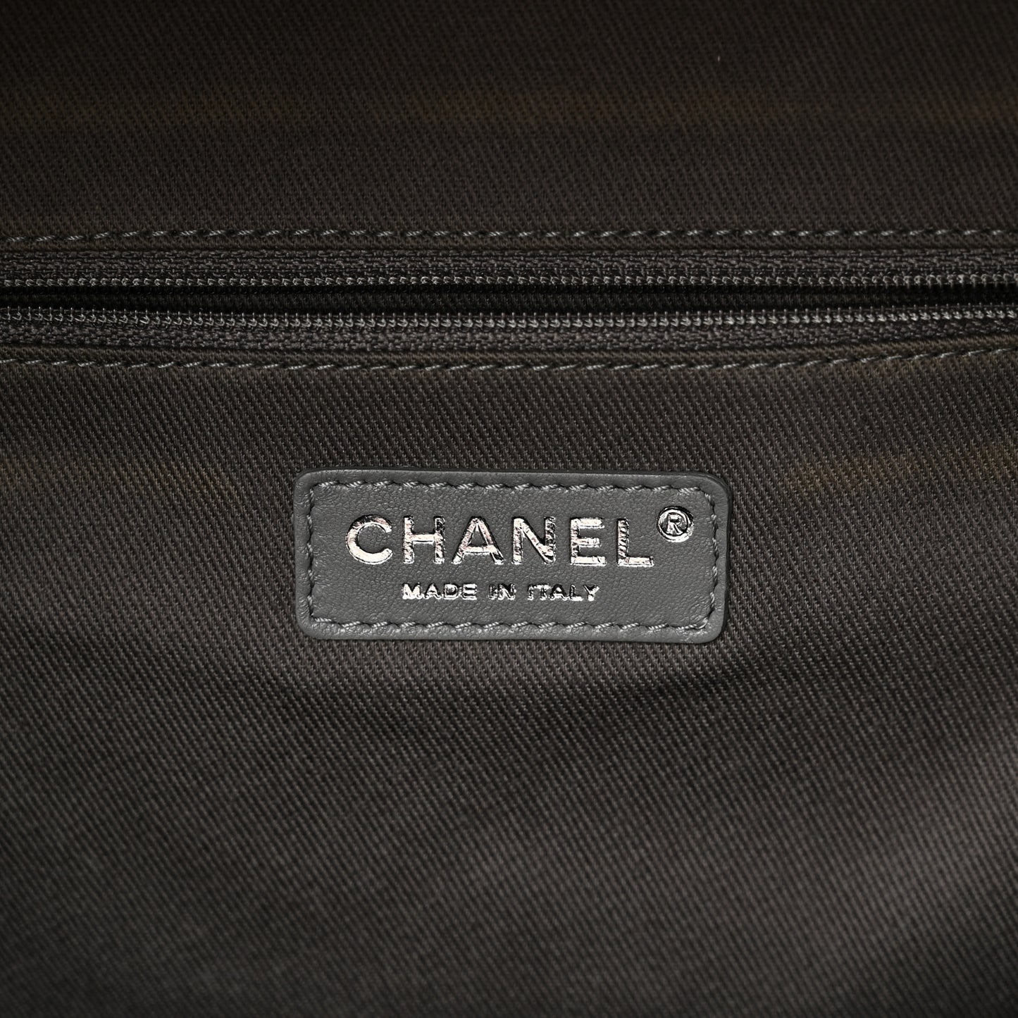 Graffiti Printed Canvas Medium Backpack Grey