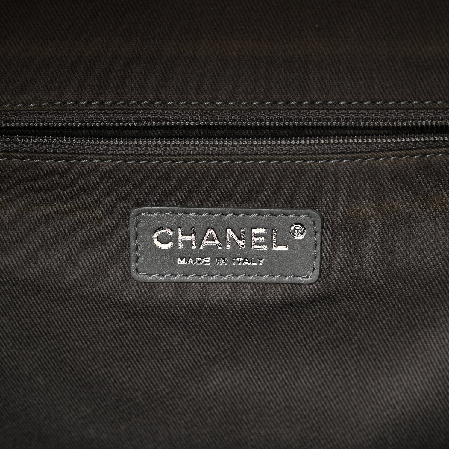 Chanel Graffiti Printed Canvas Medium Backpack Grey 5 of 9