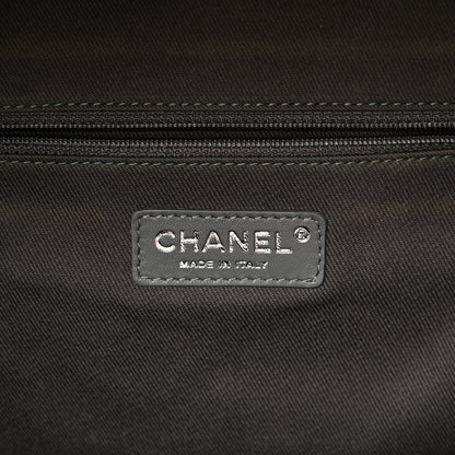 Chanel Graffiti Printed Canvas Medium Backpack Grey 5 of 9
