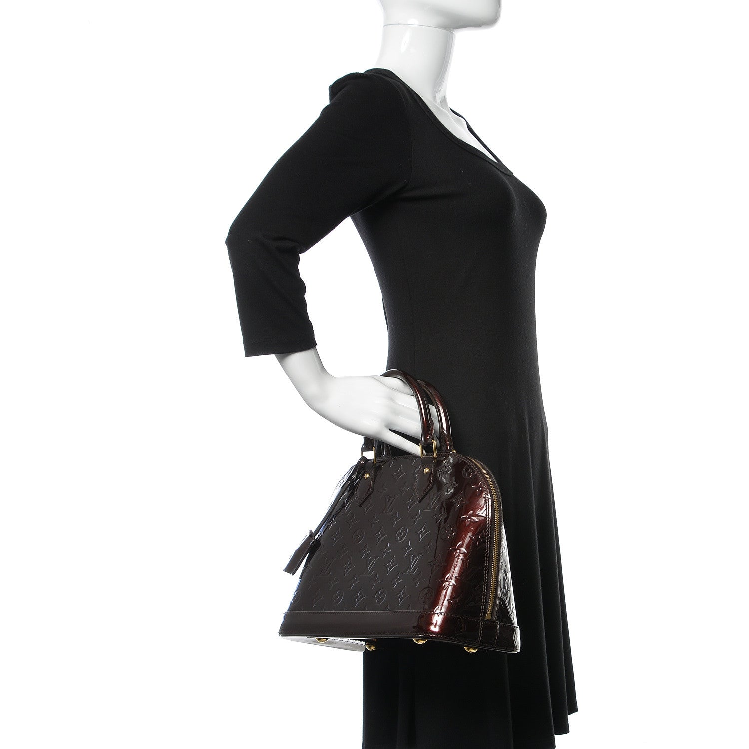 Louis Vuitton Vernis Alma PM Amarante 2 of 10