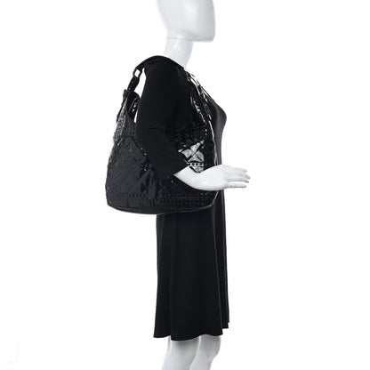 Burberry Patent Quilted Studded Brooke Hobo Black 2 of 20