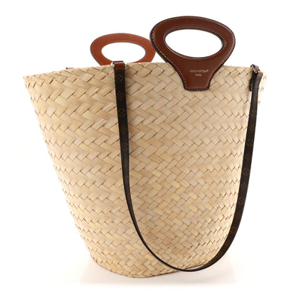 Louis Vuitton Palm Leaves Rivage GM Brown 3 of 10