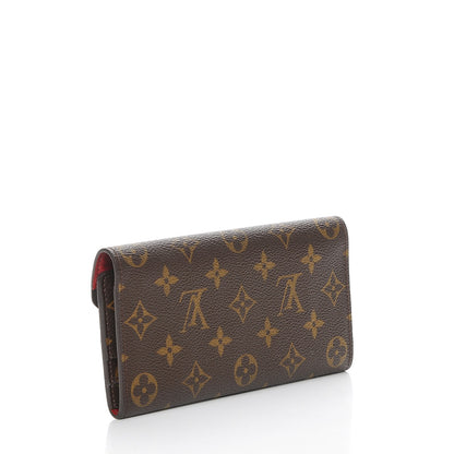 Louis Vuitton Monogram Josephine Wallet Red 3 of 9