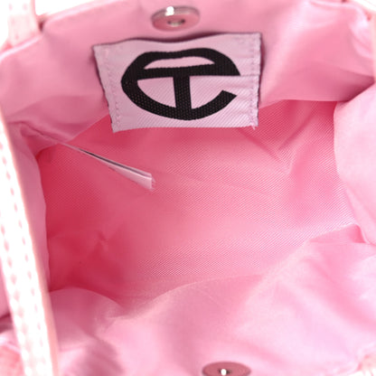 Telfar Metallic Vegan Leather Small Shopping Bag Ballerina 5 of 8