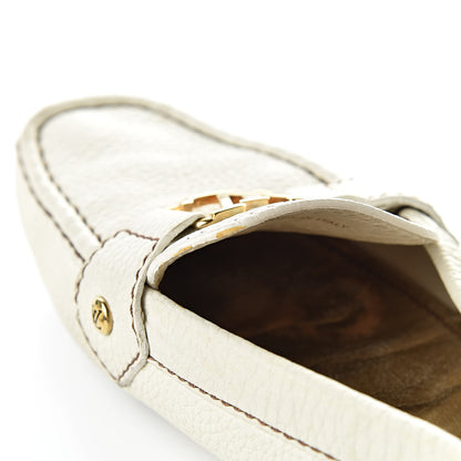 Louis Vuitton Calfskin Monte Carlo Moccasin Loafers 41 Ivory 20 of 22
