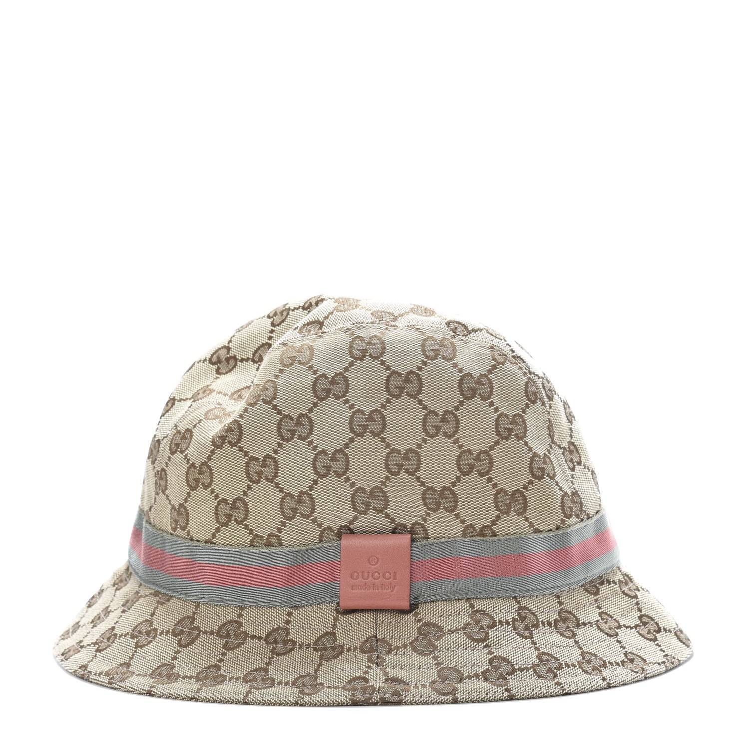Gucci Monogram Web Bucket Hat M Brown 3 of 7