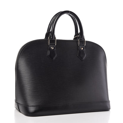 Louis Vuitton Epi Alma PM Black 3 of 9